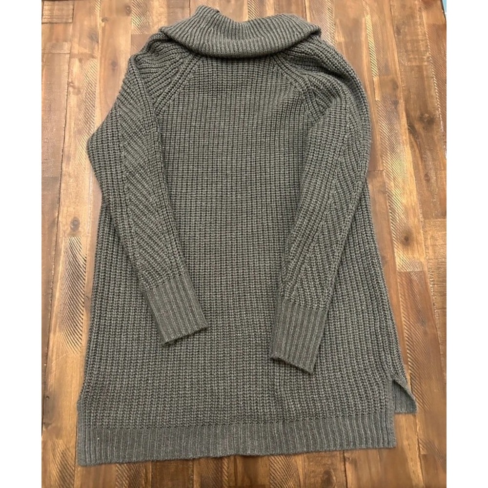 A New Day Cowl Neck Tunic Sweater Large Gray - Picture 2 of 3